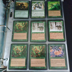 Vintage Green Spells Binder WORLDLY TUTOR CONSTANT MISTS MTG Magic Gathering - Image 2