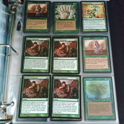 Vintage Green Spells Binder WORLDLY TUTOR CONSTANT MISTS MTG Magic Gathering - Image 3