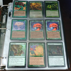 Vintage Green Spells Binder WORLDLY TUTOR CONSTANT MISTS MTG Magic Gathering - Image 4