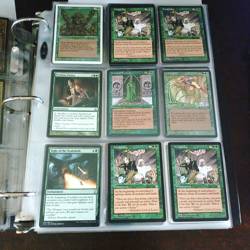 Vintage Green Spells Binder WORLDLY TUTOR CONSTANT MISTS MTG Magic Gathering - Image 5