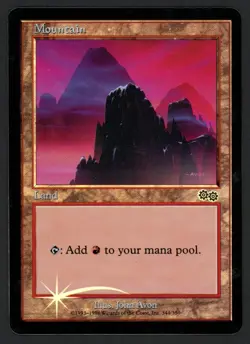 ***FOIL Arena Mountain John Avon*** MTG Promo Kid Icarus - Image 1