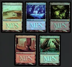 ***5x FOIL MPS Basic Land Lot 2006*** MTG Promo Kid Icarus - Image 1