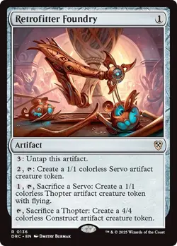 RETROFITTER FOUNDRY mtg NM-M Commander Aetherdrift 1 Rare - Image 1