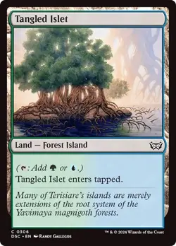 TANGLED ISLET x4 mtg NM-M Commander Duskmourn 4 Common - Image 1