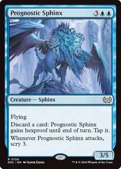 PROGNOSTIC SPHINX x4 mtg NM-M Commander Duskmourn 4 Rare - Image 1