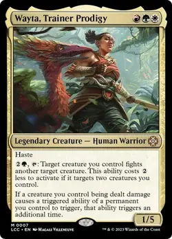 WAYTA, TRAINER PRODIGY mtg NM-M Commander Lost Caverns of Ixalan 1 Mythic - Image 1