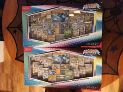 2 x Sam's Club Pokemon Prismatic Evolutions Lucario ex & Tyranitar ex (28 packs) 820650856716 - Image 1