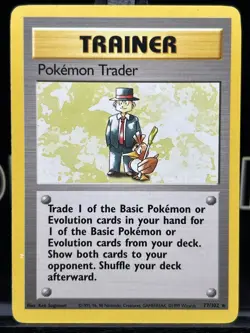 Pokemon Trader 77/102 Base Set Regular Rare 1999 WOTC Pokemon TCG LP - Image 3