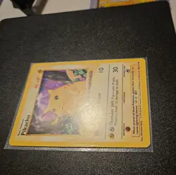 Shadowless Pikachu - Yellow Cheeks 58/102 Base Set 1999 Vintage Pokemon LP- - Image 2