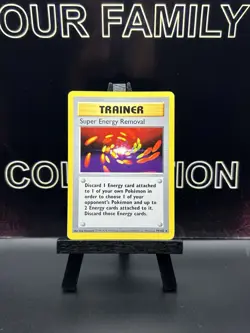 Pokemon - Base Set (Shadowless) Trainer Super Energy Removal 1999 - Image 1