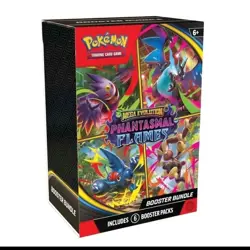 Pokemon TCG Mega Evolution-Phantasmal Flames Booster Bundle (6 Packs) PreSale - Image 1