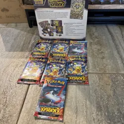 Pokemon TCG Surging Sparks Elite Trainer Box Factory Sealed Plus 7 Single Packs - Image 4