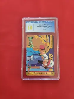 PRISTINE Pokemon: Ash Vs Pikachu #215 Carddass 1999 Vending Series 6 Japan - CGC - Image 1