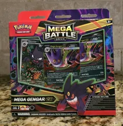 New Factory Sealed 2025 Pokemon Mega Battle Deck Mega Gengar ex -English -TCG - Image 1