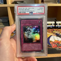 Yugioh Destiny Board LON-088 Ultra Rare PSA 10 Unlimited North American 2003 - Image 1