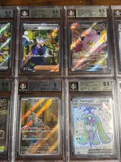 All Beckett Alt Art SAR/ Full Art English & Jpn 10x Pokemon Graded Card Lot #8 - Image 3