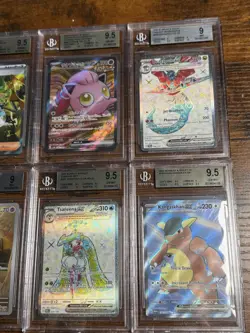 All Beckett Alt Art SAR/ Full Art English & Jpn 10x Pokemon Graded Card Lot #8 - Image 4
