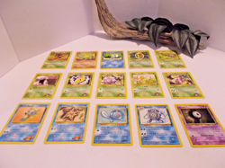Pokemon Card Lot of 15 Cards Dark Gloom, Dark Vaporeon, Misty's Horsea - Lot #42 - Image 1