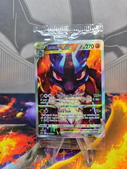 Lucario VSTAR SWSH291 Crown Zenith Black Star Promo Pokemon Card SEALED - Image 1