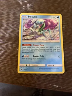 Pokemon TCG Suicune Card Lost Thunder Holo 59/214 - Image 1
