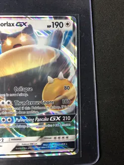 Snorlax GX SM05 - LP FULL ART BLACK STAR PROMO - 2016 Pokemon TCG Card* - Image 3