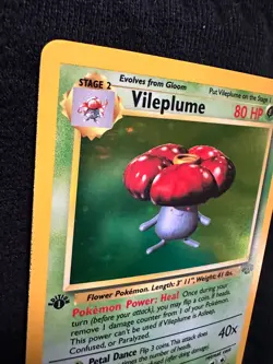 Vileplume - 15/64 - Pokemon Jungle 1st Edition Holo Rare Card WOTC NM-LP - Image 4