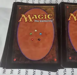 250 Ultra Pro Card Sleeve Classic Magic Card Back USED Deck Protector CLEAN - Image 2