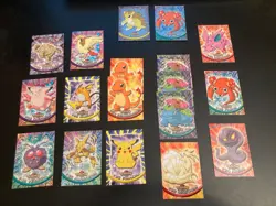 Lot of *18* 2000 TOPPS POKEMON CARDS! 2 Chrome! (2nd Photo) - Image 1