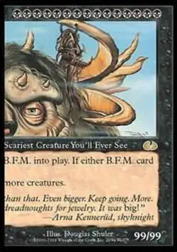 B.F.M. #29 (Big Furry Monster) - Light Play MTG Unglued - Image 1