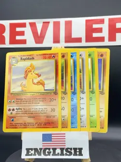 Vintage Pokemon WOTC Card Lot - 22 Non-Holo Base Shadow Jungle - Image 3