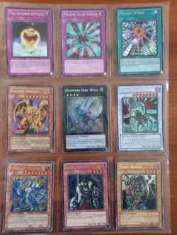 Yugioh Collection Binder - ALL SECRET RARES - 126 Total Cards - All Types - Image 1