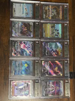 All Beckett Alt Art SAR 10x Pokemon Graded Card Lot #2 - Image 1