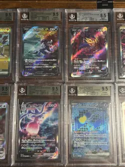 All Beckett Alt Art SAR 10x Pokemon Graded Card Lot #2 - Image 3