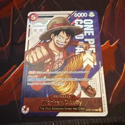 Monkey D Luffy ST21-014 Treasure Pack Promo Prize One Piece Card English - Image 1