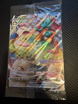Snorlax VMAX JUMBO Card 142/202 Stamped Gamestop Promo Pokemon Sword & Shield - Image 3