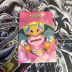 Valentines Dragonite 2025 Electric Pokemon Cracked Ice Holo Card Database - Image 1