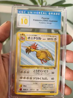 (POP 11) CGC 10 PRISTINE 1997 Pokemon Japanese Jungle #22 Fearow Wotc CARD - Image 2