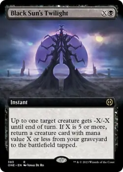 ~ Black Sun's Twilight (Extended Art) ~ NM Foil ~ ~ MTG ~ - Image 1