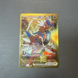 Koraidon EX #254/198 Holo Gold Hyper Rare Pokemon Card TCG - Image 1