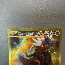 Koraidon EX #254/198 Holo Gold Hyper Rare Pokemon Card TCG - Image 2