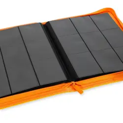 Vault X Neon Orange 9-Pocket Exo-Tec Zip Binder - 360 Cards - New - Image 2