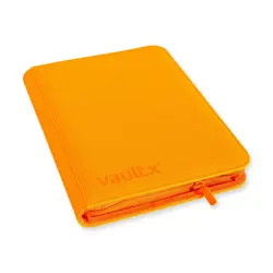 Vault X Neon Orange 9-Pocket Exo-Tec Zip Binder - 360 Cards - New - Image 3