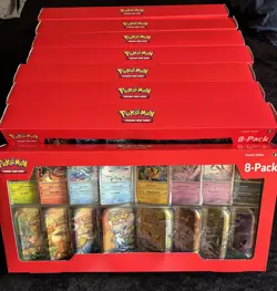 Pokemon TCG Prismatic Evolutions Box 8 Mini Tins Promo Cards Costco - Lot of 8! - Image 3