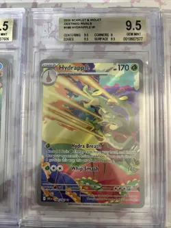 Pokemon 10x Card Lot illustration rare English All Beckett Bgs #4 - Image 3