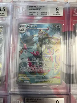 Pokemon 10x Card Lot illustration rare English All Beckett Bgs #4 - Image 5