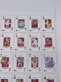 MetaZoo Non Holo Cryptid Nation Playing Cards WPT Uncut Sheet - Image 4