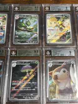 All Beckett Alt Art SAR/ Full Art English & Jpn 10x Pokemon Graded Card Lot #10 - Image 3