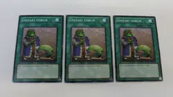 3x UNLIMITED UPSTART GOBLIN DEM1-EN014 SPELL CARD COMMON YUGIOH UNPLAYED - Image 1