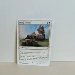 Stony Silence (White Border) MB2 Regular Rare #21 NM MTG - Image 1