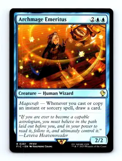 #261 2025 Final Fantasy Commander ^ Archmage Emeritus Rare - Image 1